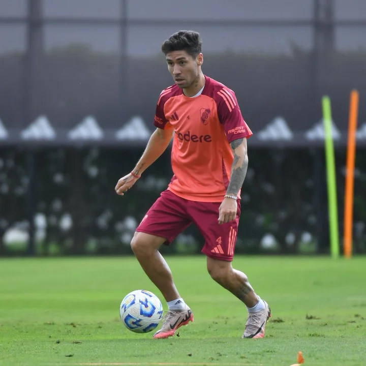 Gonzalo Montiel se resintió del desgarro y es nuevamente baja en River