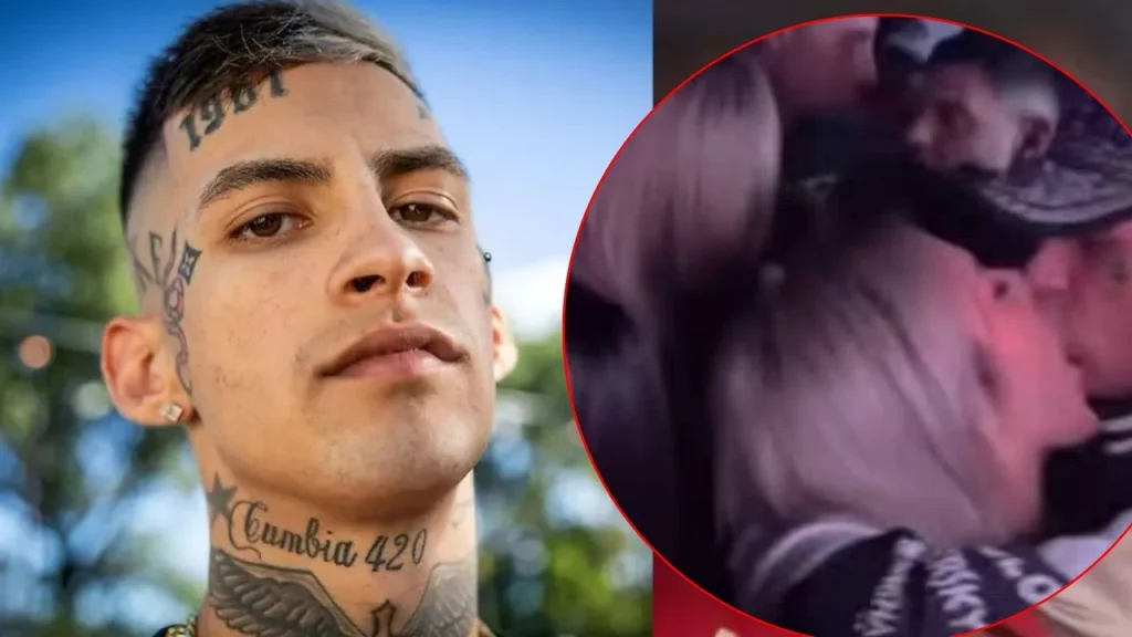 L-Gante se filmó a los besos con la bailarina Rocío Clericuzzio