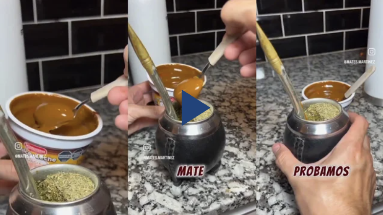 Mate con dulce de leche, la nueva grieta: ¿lo más argentino que hay o una herejía?