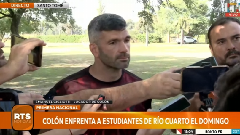 Gigliotti habló del presente de Colón y reconoció que “la gente está enojada y tiene razón”