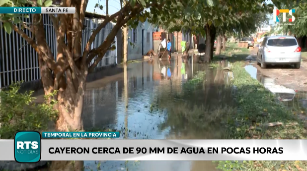 Santa Fe: calles anegadas y reclamos en tras el temporal