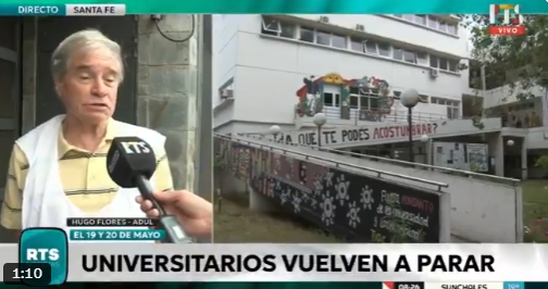 Docentes de la UNL convocan a paro y acciones de protesta por la falta de paritarias