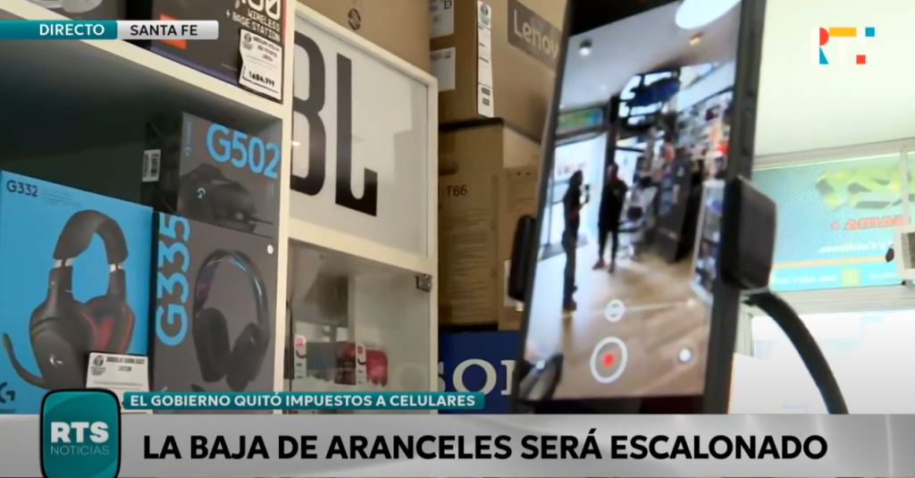 El Gobierno nacional redujo impuestos y bajan los precios de celulares importados