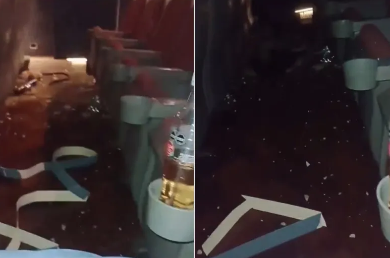 Miraban “Destino Final” en el cine y les cayó un pedazo de techo