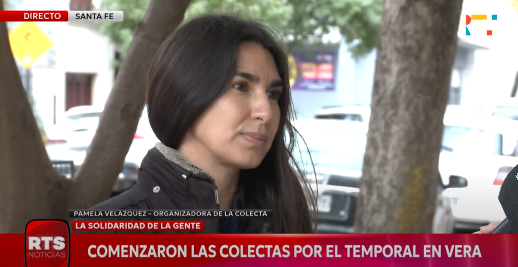 Reúnen donaciones en Santa Fe para asistir a familias afectadas por el temporal en Vera