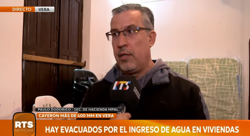 Temporal en Vera: distribuyen ropa y alimentos a los damnificados