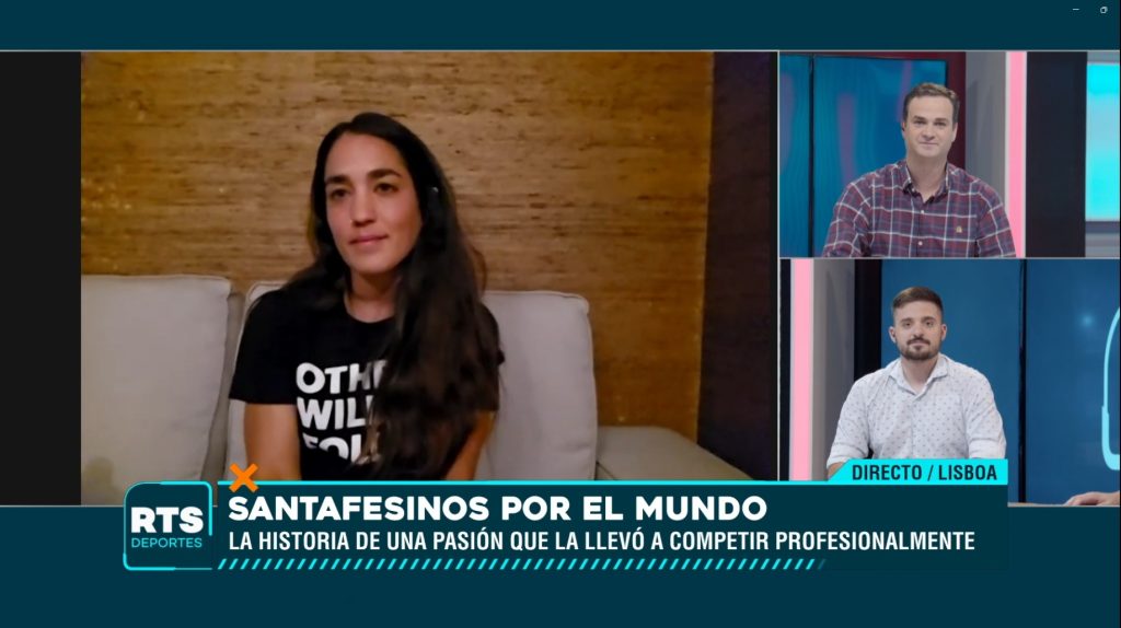 Flor Berraz, la santafesina que es número uno del pádel en Portugal