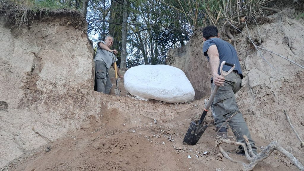 Provincia realizó un importante rescate paleontológico en el arroyo Pavón