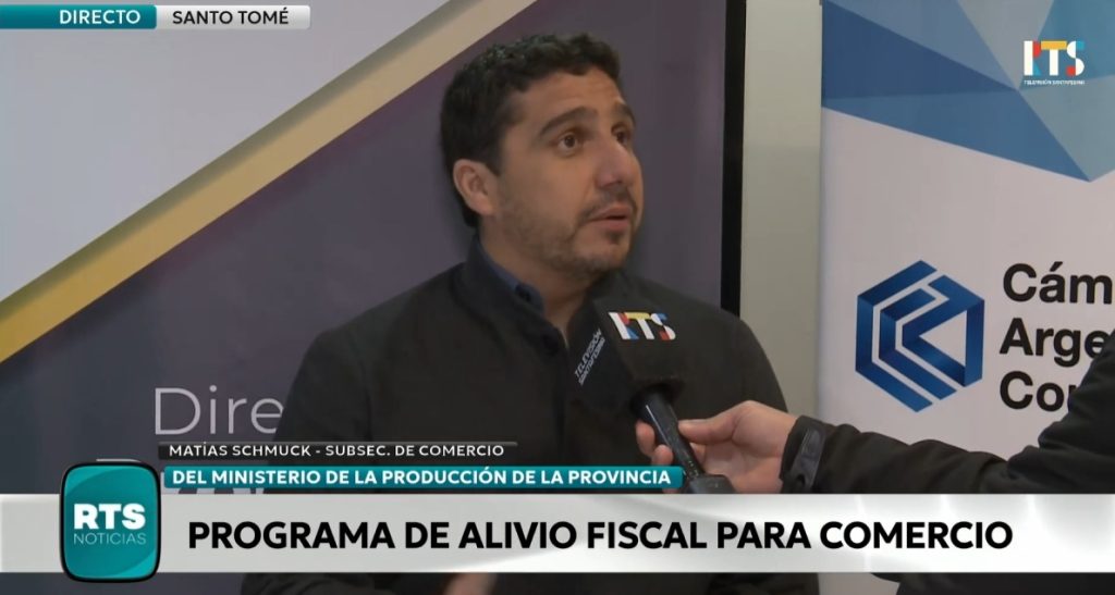 Presentaron en Santo Tomé el Programa de Alivio Fiscal para comercios de la provincia