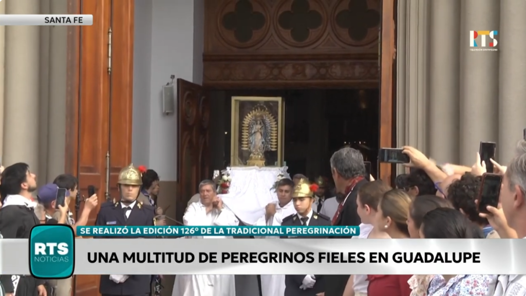Miles de fieles participaron de la 126ª peregrinación a la Basílica de Guadalupe