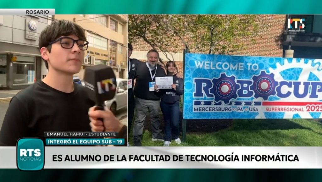 Un rosarino integra el equipo argentino que ganó la Copa América de Robótica