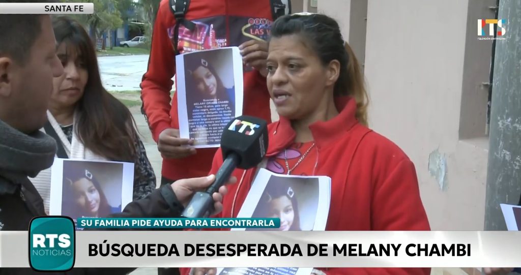 Santa Fe: Buscan a Melany Oriana Chambi, desaparecida desde el viernes en Santa Rosa de Lima