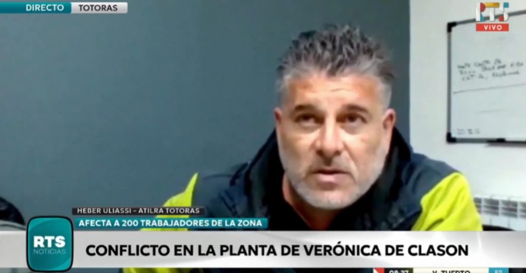 Trabajadores de la planta Verónica en Clason denuncian falta de pago
