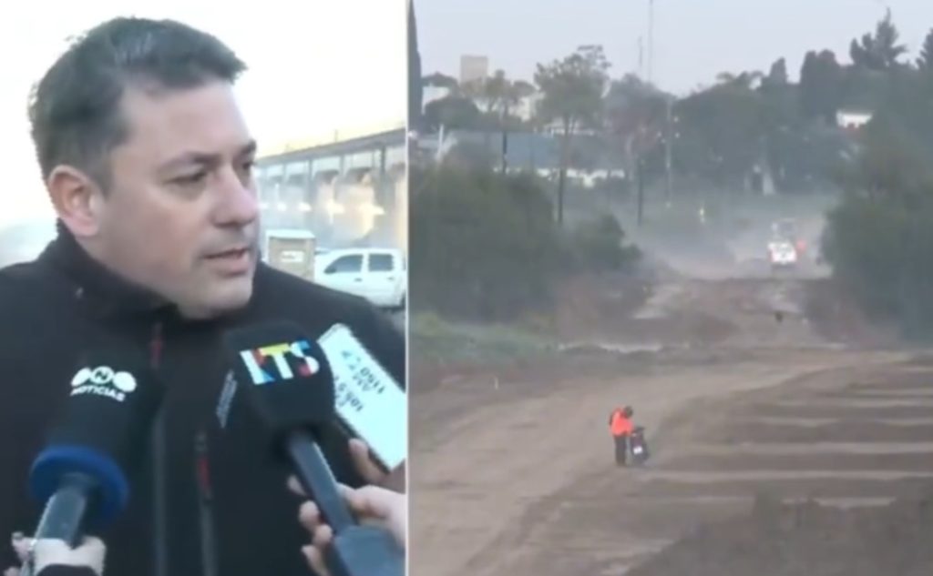 Avanzan las obras del nuevo puente sobre el río Salado con estudios y trabajos preliminares