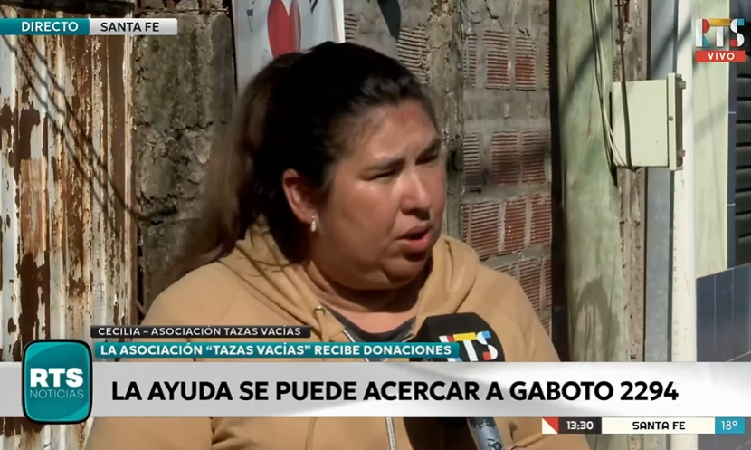Santa Fe: la Asociación Tazas Vacías organiza una colecta de abrigo ante la llegada del frío