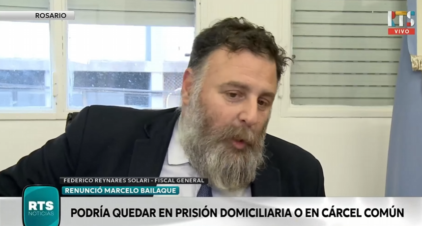 «La renuncia de Bailaque nos remueve un obstáculo», dijo el fiscal Reynares Solari