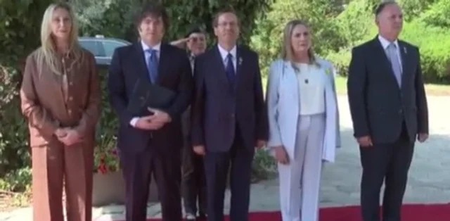 En su gira por Irsael, Javier Milei se reunió con su par Isaac Herzog y con Benjamin Netanyahu