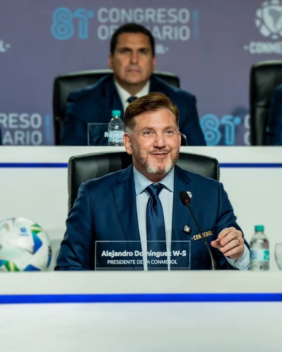 Alejandro Domínguez fue reelecto y seguirá al frente de la Conmebol hasta 2031