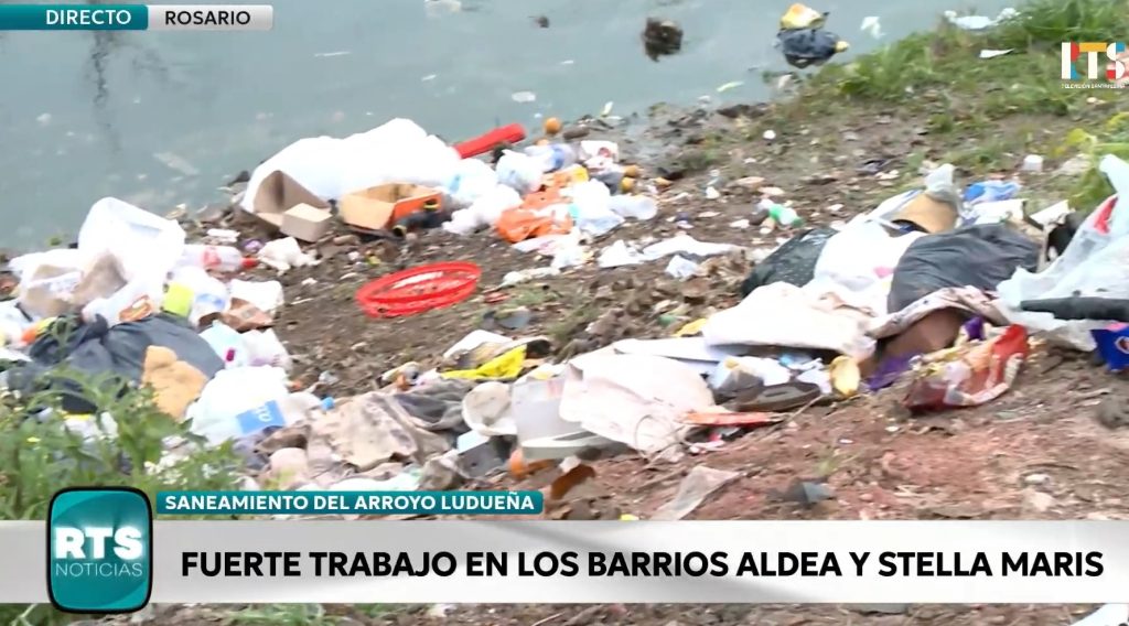 Con la colaboración de vecinos, retiraron 1500 toneladas de basura del arroyo Ludueña