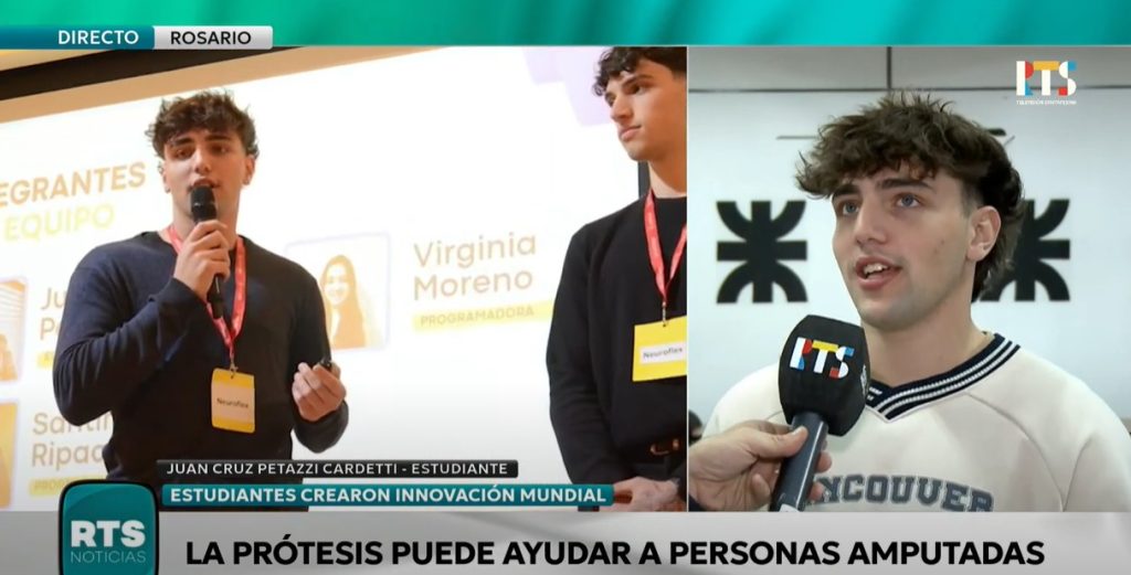 Estudiantes de UTN Rosario desarrollaron una prótesis biónica y buscan fondos para viajar a Israel