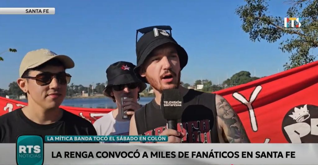 Miles de fanáticos llegaron a Santa Fe para ver a La Renga