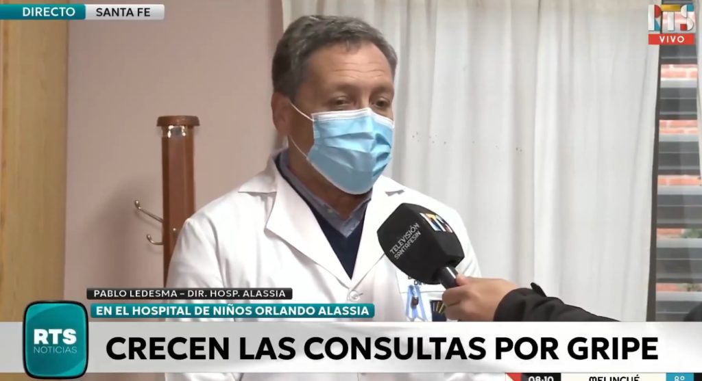 Santa Fe: Aumentan las consultas por afecciones respiratorias en el hospital de niños