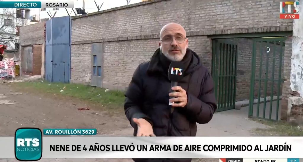 Rosario: Un niño llevó una pistola de balines al jardín de infantes