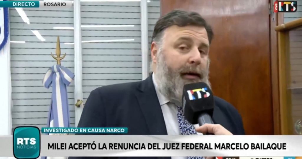 El ex juez Bailaque debe cumplir prisión domiciliaria tras la aceptación de su renuncia