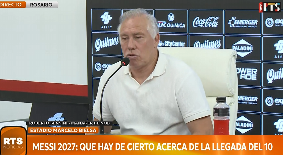 Roberto Sensini se refirió a los rumores de la llegada de Messi a Newell’s: «Cuando quiera volver, lo va a decidir él»