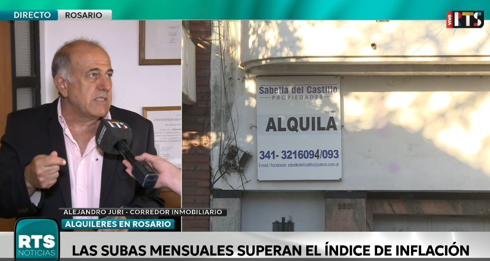 Los alquileres en Rosario subieron un 7% en el último mes