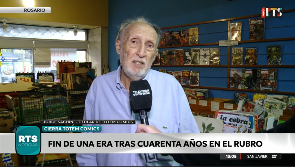 Cierra Tótem Comics en Rosario tras 40 años de actividad