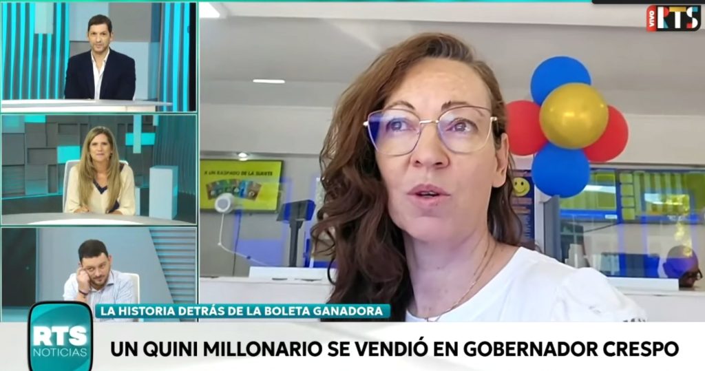 Quini 6 en Gobernador Crespo: Ganó con los números que jugaba su padre fallecido
