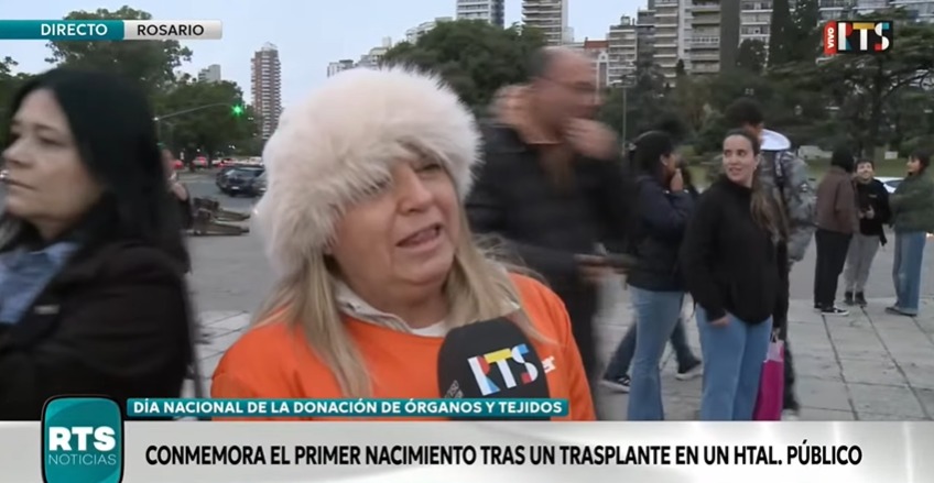 Rosario: Se realizó el izamiento de la bandera por el Día Nacional de la Donación de Órganos y Tejidos