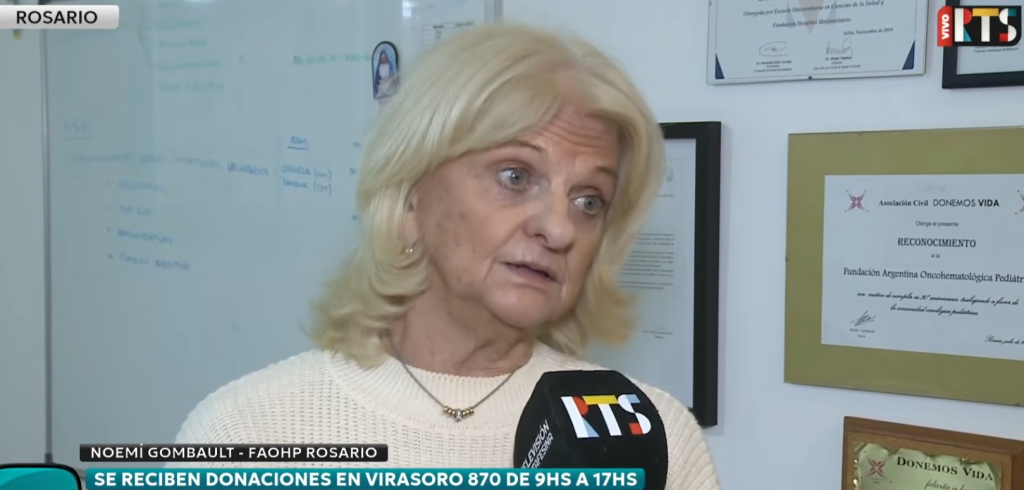 FAOHP Rosario lanzó una campaña para recibir leche en polvo para niños en tratamiento de cáncer