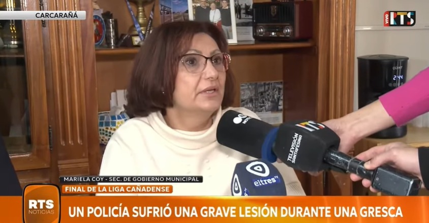 Incidentes en la Liga Cañadense: la Municipalidad de Carcarañá se puso a disposición de la Justicia tras la agresión a un policía