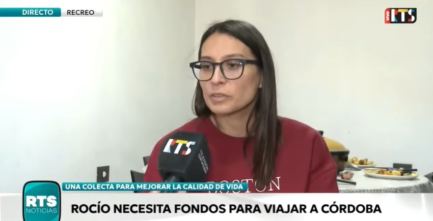 Una joven de Recreo lanzó una campaña para acceder a un tratamiento tras una lesión medular