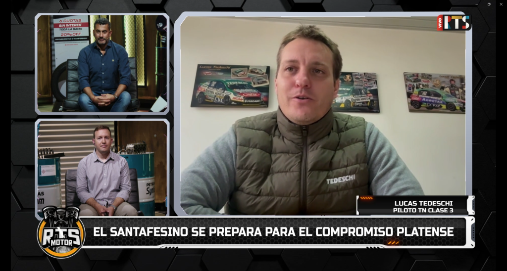 El piloto santafesino Lucas Tedeschi se prepara para una nueva fecha del TN