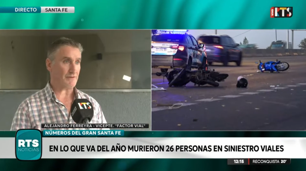 Siniestros viales en el Gran Santa Fe: 26 personas murieron en lo que va de 2026