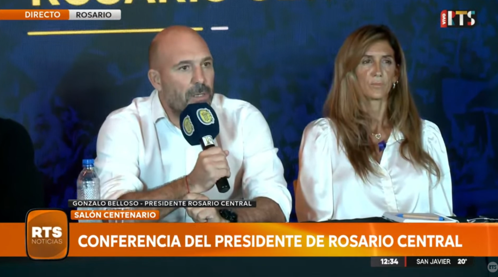 Belloso ratificó a Jorge Almirón como DT de Central y defendió la continuidad del proyecto