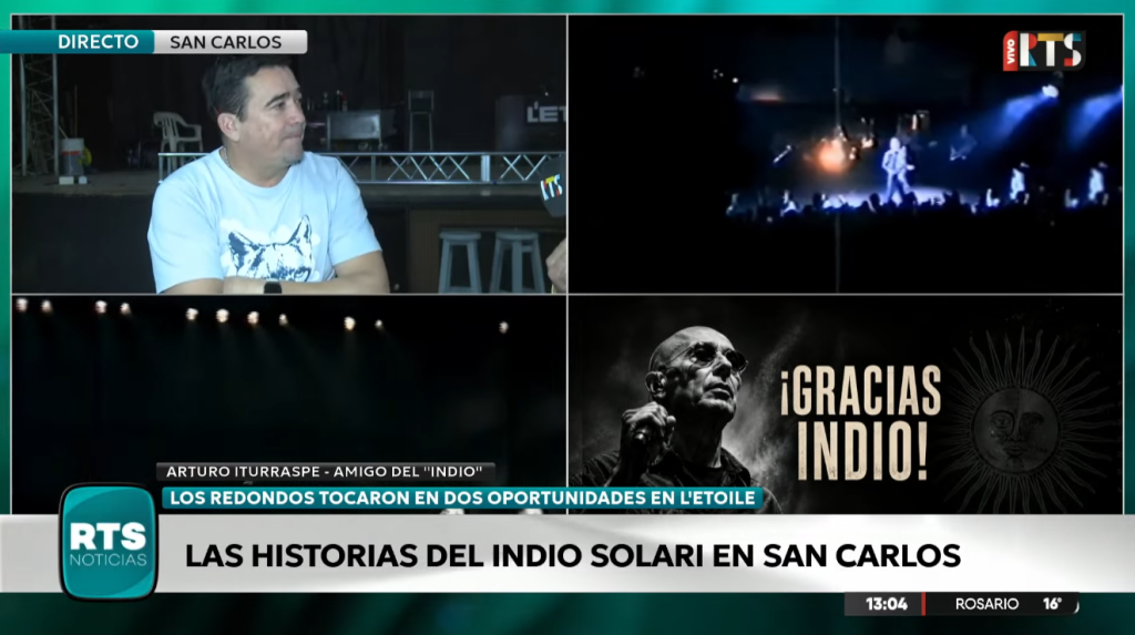 Arturo Iturraspe recordó cómo llevó a Patricio Rey y sus Redonditos de Ricota a San Carlos Centro