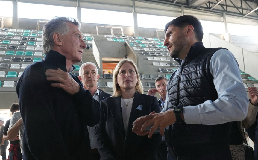 Pullaro y Macri recorrieron una de las obras emblemáticas para los Juegos Suramericanos: el Estadio Multipropósito de Santa Fe