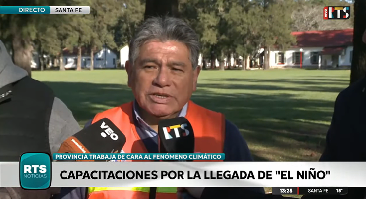 Santa Fe realizó una capacitación ante escenarios de riesgo por el fenómeno de El Niño