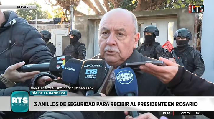 Rosario: desplegarán un operativo especial por la visita de Javier Milei en el Día de la Bandera