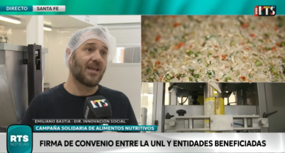 UNL renovó convenios del programa de alimentos nutritivos y entregó raciones a instituciones