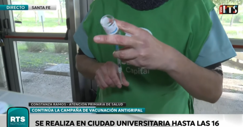Santa Fe sostiene operativo de vacunación en Ciudad Universitaria