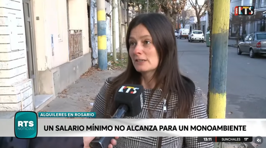 El salario mínimo ya no alcanza para alquilar un monoambiente en Rosario