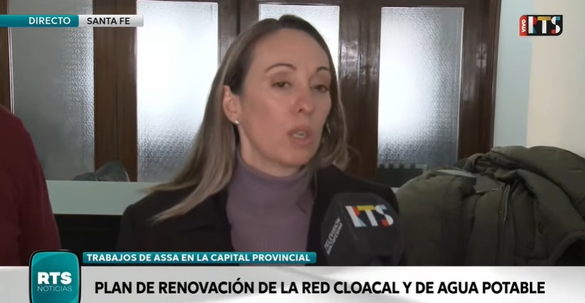 Assa anunció nuevas obras de renovación de redes de agua y cloacas en Santa Fe