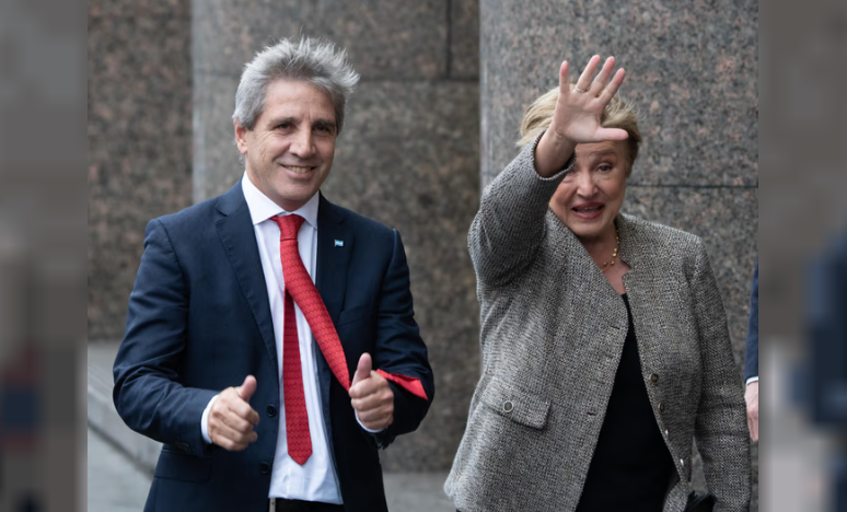 FMI: Georgieva destacó “la disciplina fiscal” del Gobierno tras reunirse con Luis Caputo