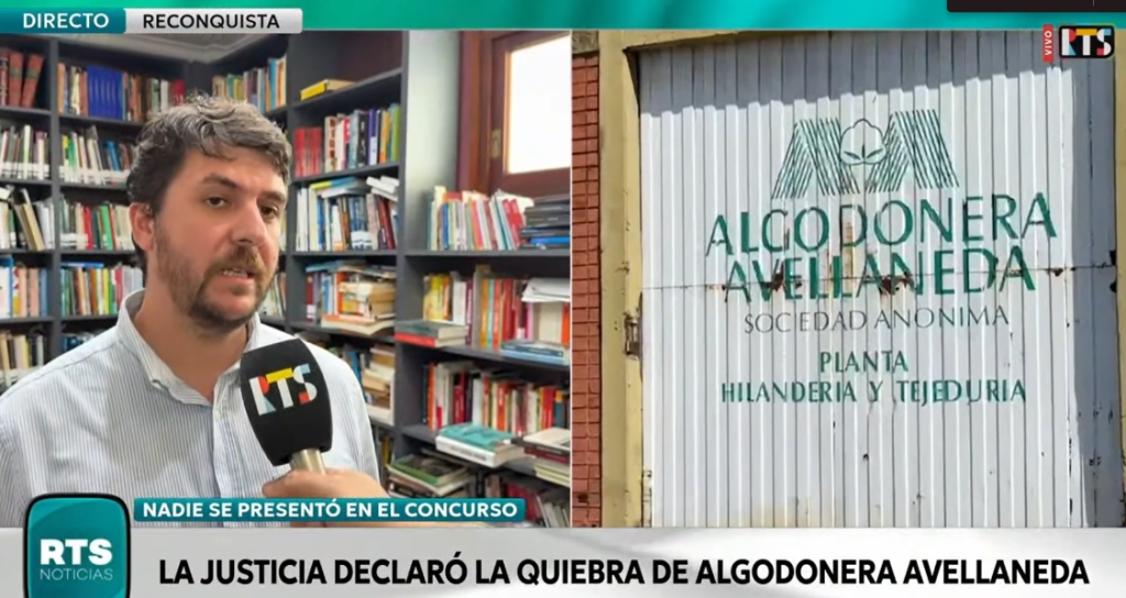 Crónica de una muerte anunciada: dictaron la quiebra de Algodonera Avellaneda