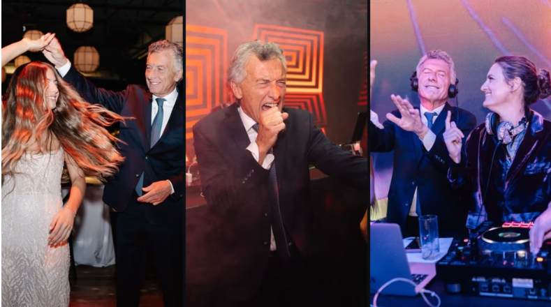 Mauricio Macri mostró fotos de los 15 de Antonia: los detalles de la ...